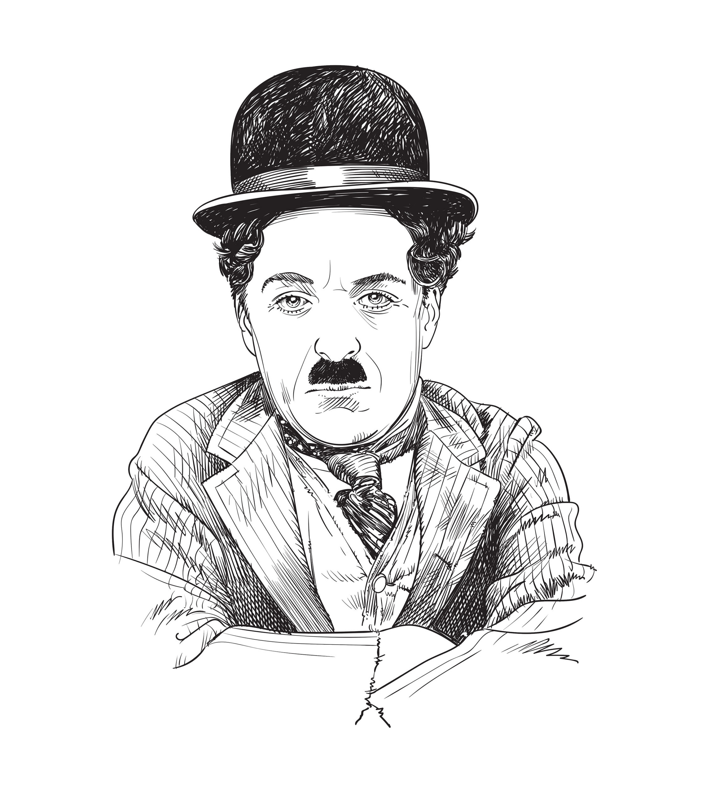 Buy INSTANT DOWNLOAD Charlie Chaplin Art Poster. Motivasyonel Inspirational  Quote. Pencil Drawings. Oversizeddigital Print. Online in India - Etsy