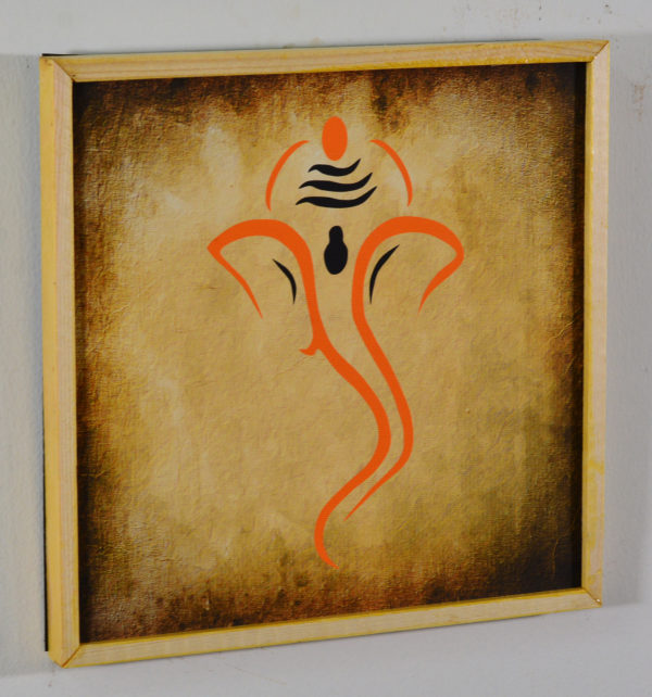 Ganesh - in wooden Frame