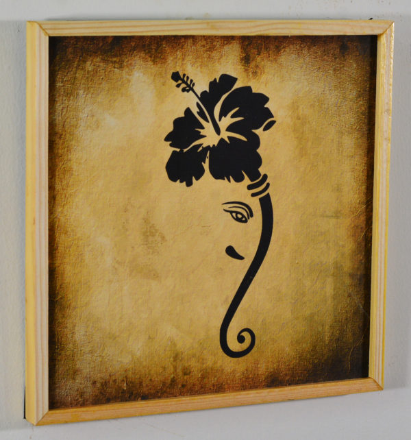 Ganesh - in wooden Frame