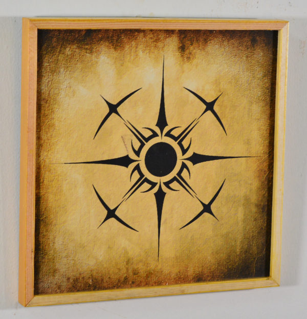 Goemetrical Shapes - in wooden Frame