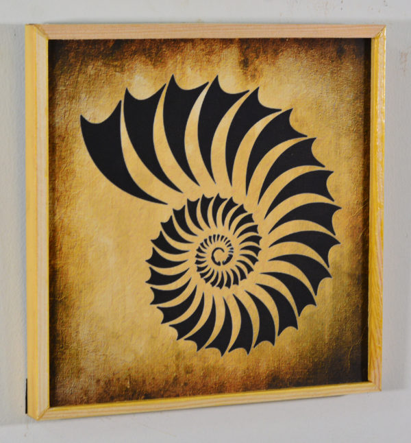 Goemetrical Shapes - in wooden Frame