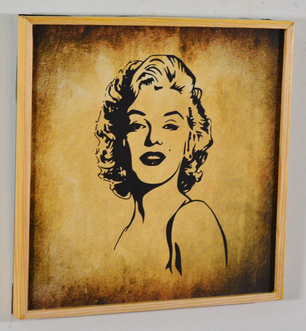 Marilynmonro - in wooden Frame