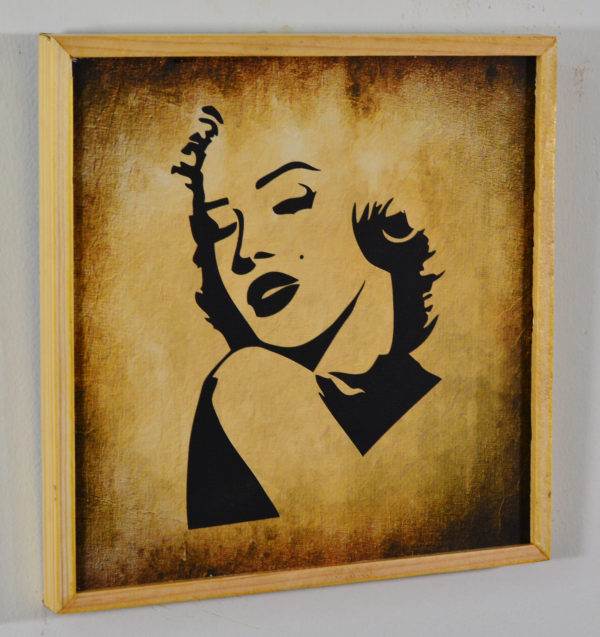 Marilynmonro - in wooden Frame